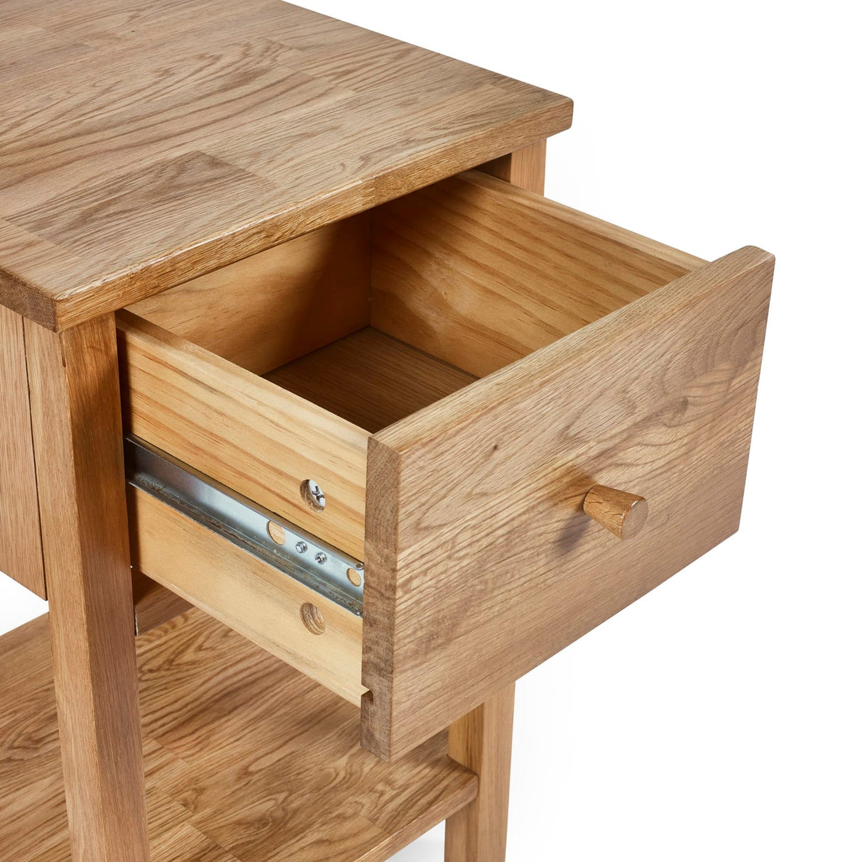Wooden Bedside Cabinet With 1 Drawer - Coxmoor
