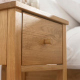 Wooden Bedside Cabinet With 1 Drawer - Coxmoor