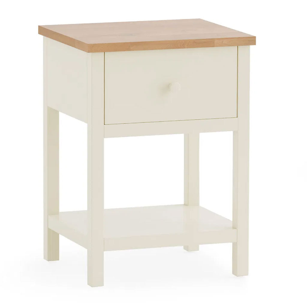 Wooden Bedside Cabinet With 1 Drawer - Coxmoor