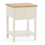 Wooden Bedside Cabinet With 1 Drawer - Coxmoor