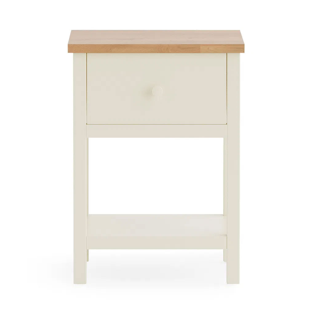 Wooden Bedside Cabinet With 1 Drawer - Coxmoor