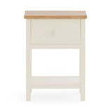 Wooden Bedside Cabinet With 1 Drawer - Coxmoor