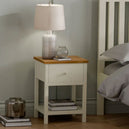 Wooden Bedside Cabinet With 1 Drawer - Coxmoor