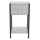 Wooden Bedside Cabinet With 1 Drawer - Kelly