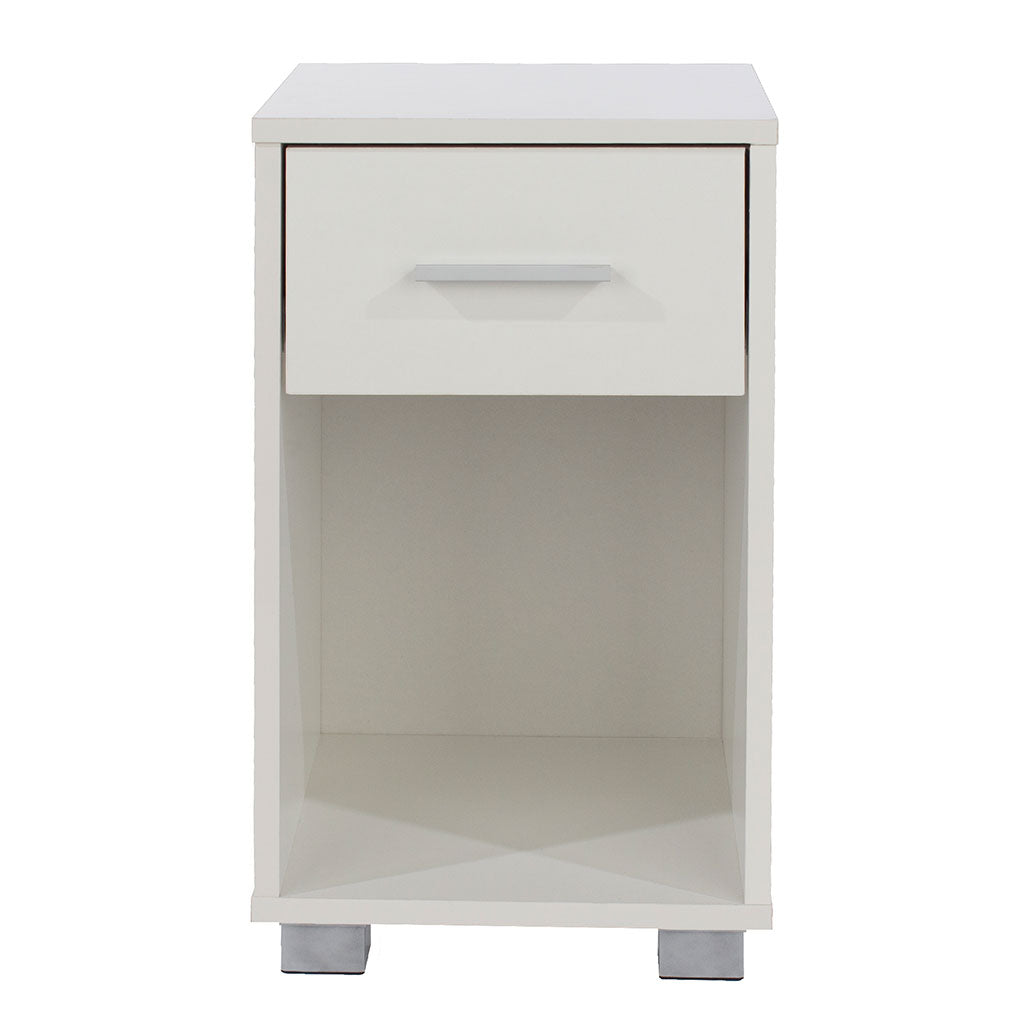 Wooden Bedside Cabinet With 1 Drawer - Lido
