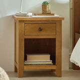 Wooden Bedside Cabinet With 1 Drawer - Marlborough