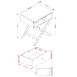 Wooden Bedside Cabinet With 1 Drawer - Options