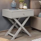 Wooden Bedside Cabinet With 1 Drawer - Options