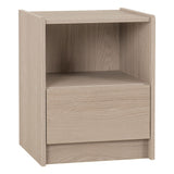 Wooden Bedside Cabinet With 1 Drawer - Paris