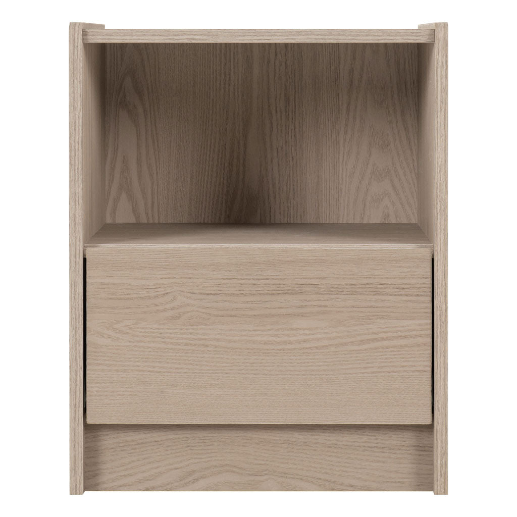 Wooden Bedside Cabinet With 1 Drawer - Paris