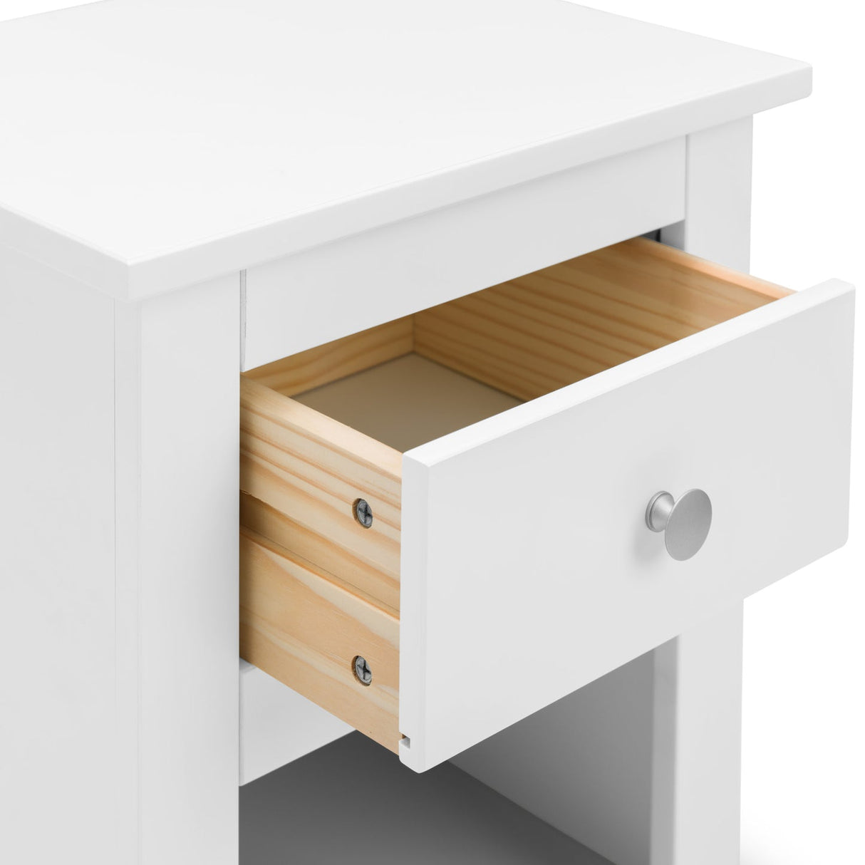 Wooden Bedside Cabinet With 1 Drawer - Radley