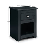 Wooden Bedside Cabinet With 1 Drawer - Radley