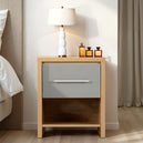 Wooden Bedside Cabinet With 1 Drawer - Seville