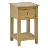 Wooden Bedside Cabinet With 1 Drawer - Somerset