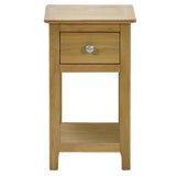 Wooden Bedside Cabinet With 1 Drawer - Somerset