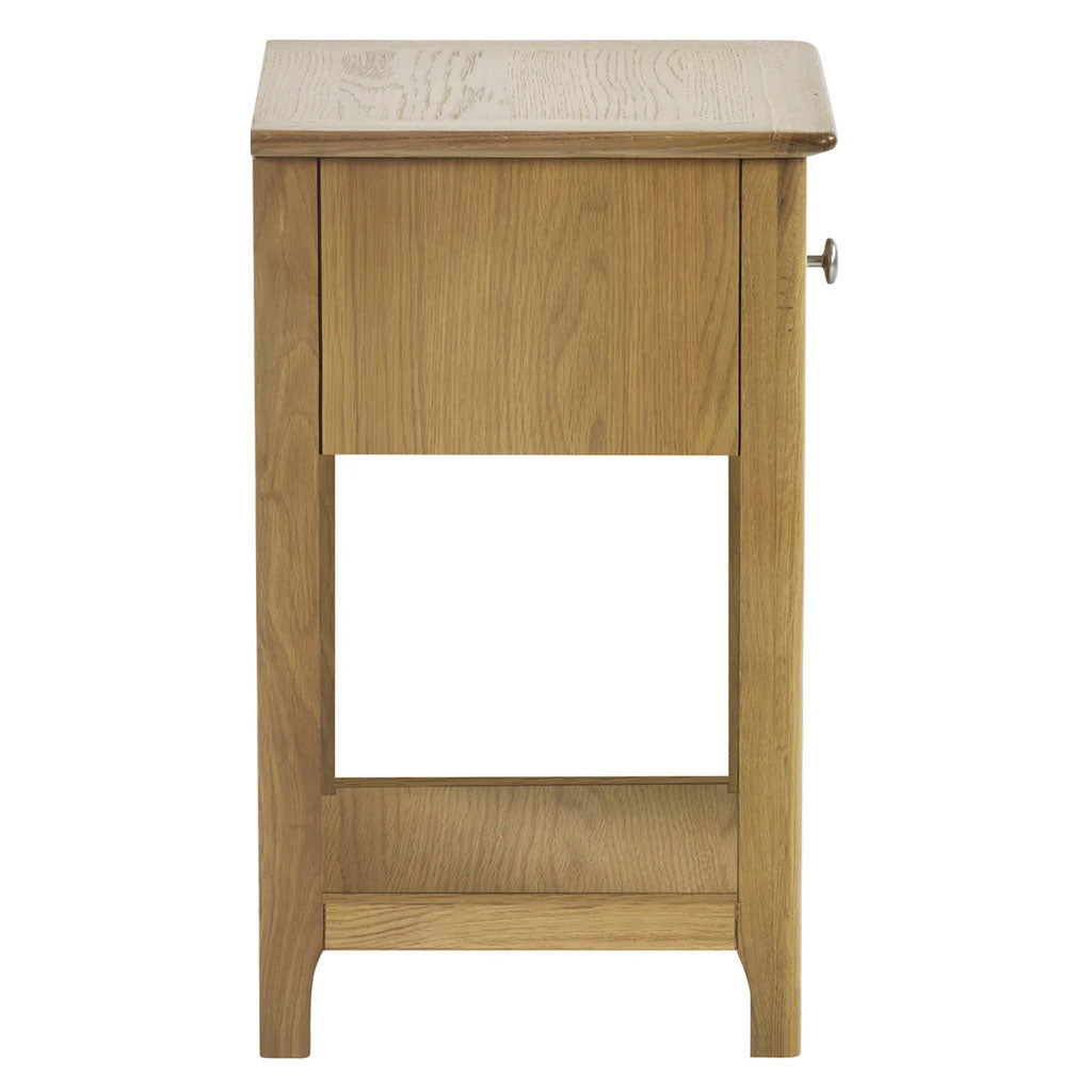 Wooden Bedside Cabinet With 1 Drawer - Somerset