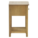 Wooden Bedside Cabinet With 1 Drawer - Somerset