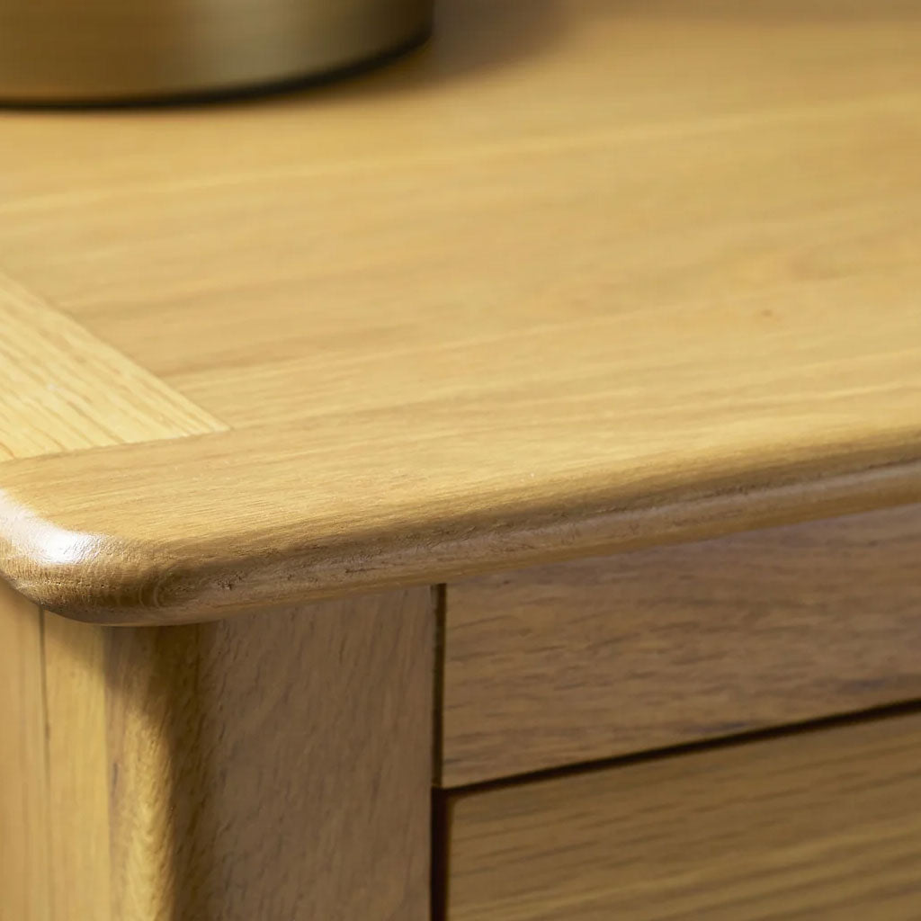 Wooden Bedside Cabinet With 1 Drawer - Somerset