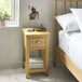 Wooden Bedside Cabinet With 1 Drawer - Somerset