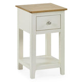 Wooden Bedside Cabinet With 1 Drawer - Somerset