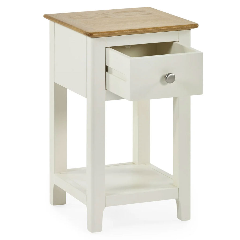 Wooden Bedside Cabinet With 1 Drawer - Somerset