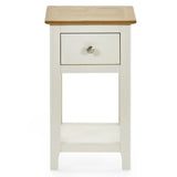 Wooden Bedside Cabinet With 1 Drawer - Somerset