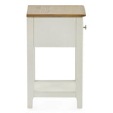 Wooden Bedside Cabinet With 1 Drawer - Somerset