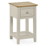 Wooden Bedside Cabinet With 1 Drawer - Somerset