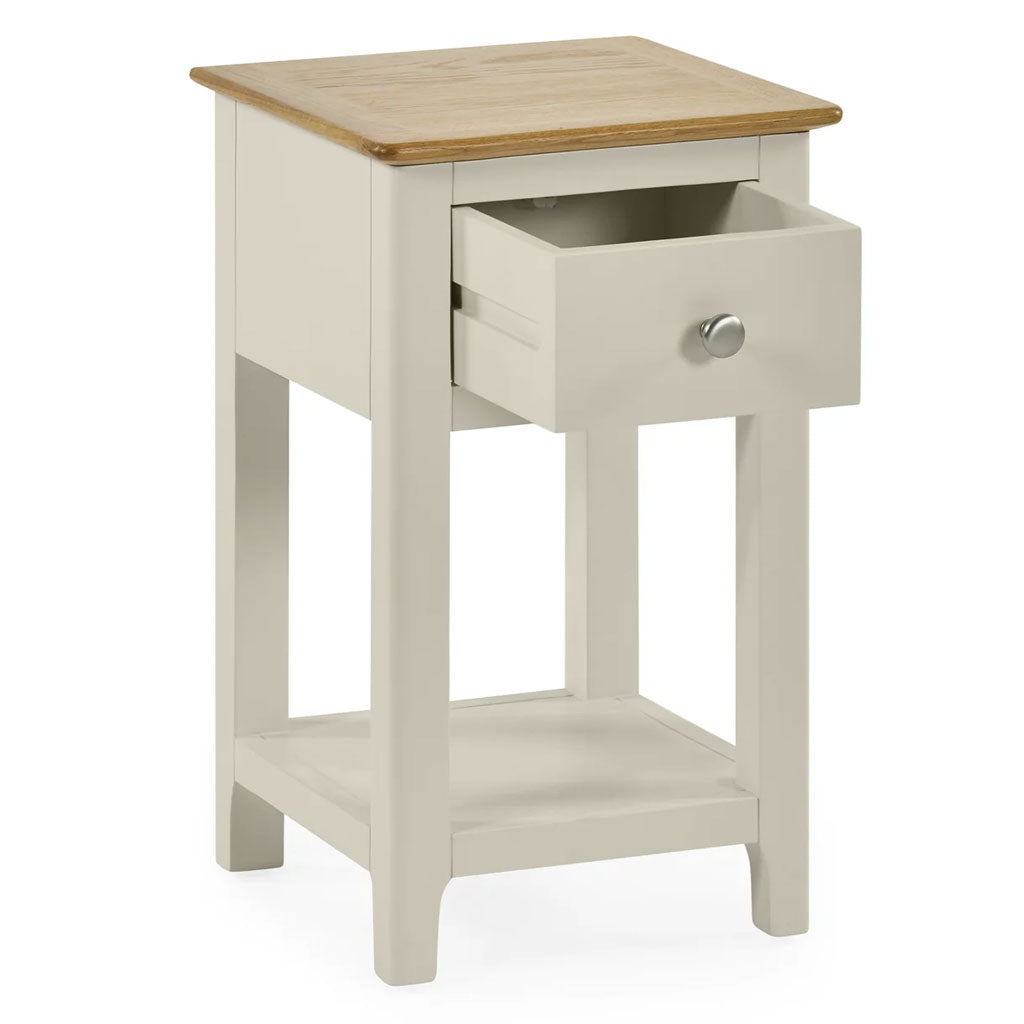 Wooden Bedside Cabinet With 1 Drawer - Somerset