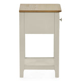Wooden Bedside Cabinet With 1 Drawer - Somerset