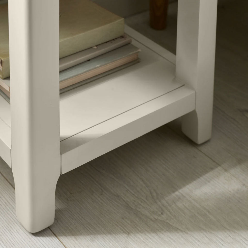 Wooden Bedside Cabinet With 1 Drawer - Somerset