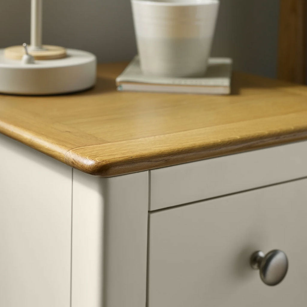 Wooden Bedside Cabinet With 1 Drawer - Somerset