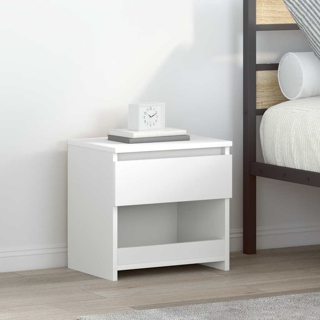 Wooden Bedside Cabinet With 1 Drawer - Vantage Home