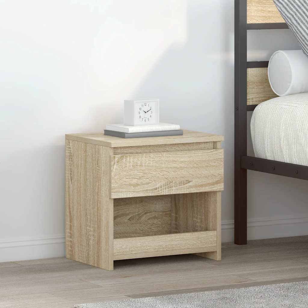 Wooden Bedside Cabinet With 1 Drawer - Vantage Home
