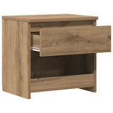 Wooden Bedside Cabinet With 1 Drawer - Vantage Home