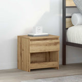 Wooden Bedside Cabinet With 1 Drawer - Vantage Home