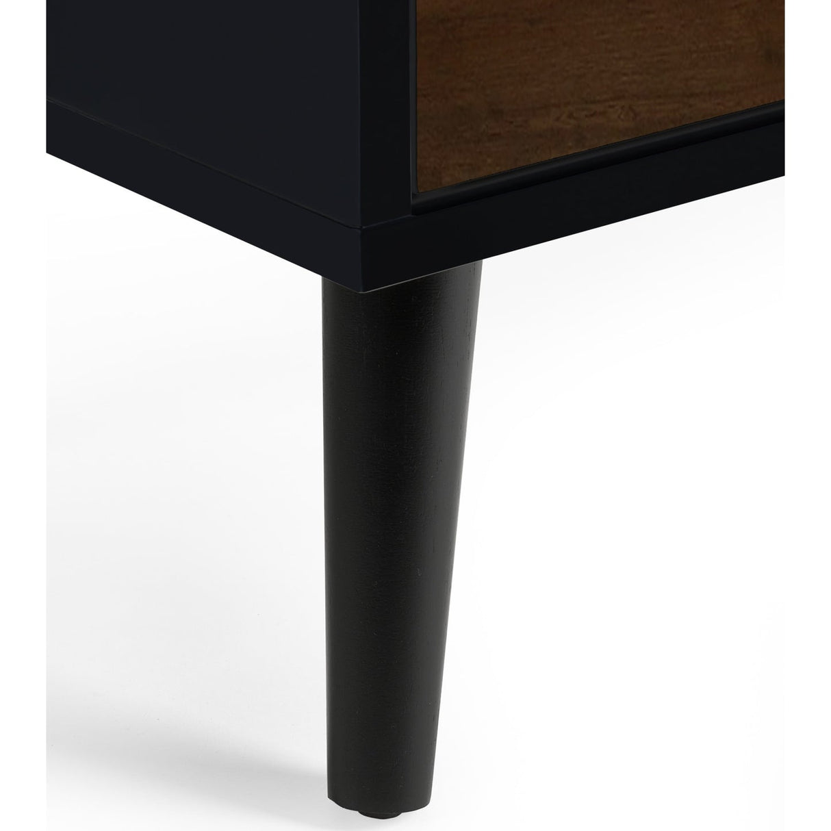 Wooden Bedside Cabinet With 2 Drawers - Alba