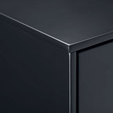 Wooden Bedside Cabinet With 2 Drawers - Alicia
