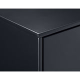 Wooden Bedside Cabinet With 2 Drawers - Alicia