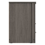 Wooden Bedside Cabinet With 2 Drawers And 1 Shelf - Lisbon