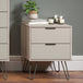 Wooden Bedside Cabinet With 2 Drawers - Augusta