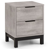Wooden Bedside Cabinet With 2 Drawers - Bali