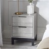 Wooden Bedside Cabinet With 2 Drawers - Bali