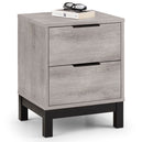 Wooden Bedside Cabinet With 2 Drawers - Bali