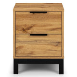 Wooden Bedside Cabinet With 2 Drawers - Bali