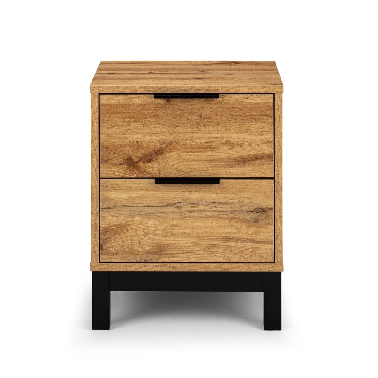 Wooden Bedside Cabinet With 2 Drawers - Bali