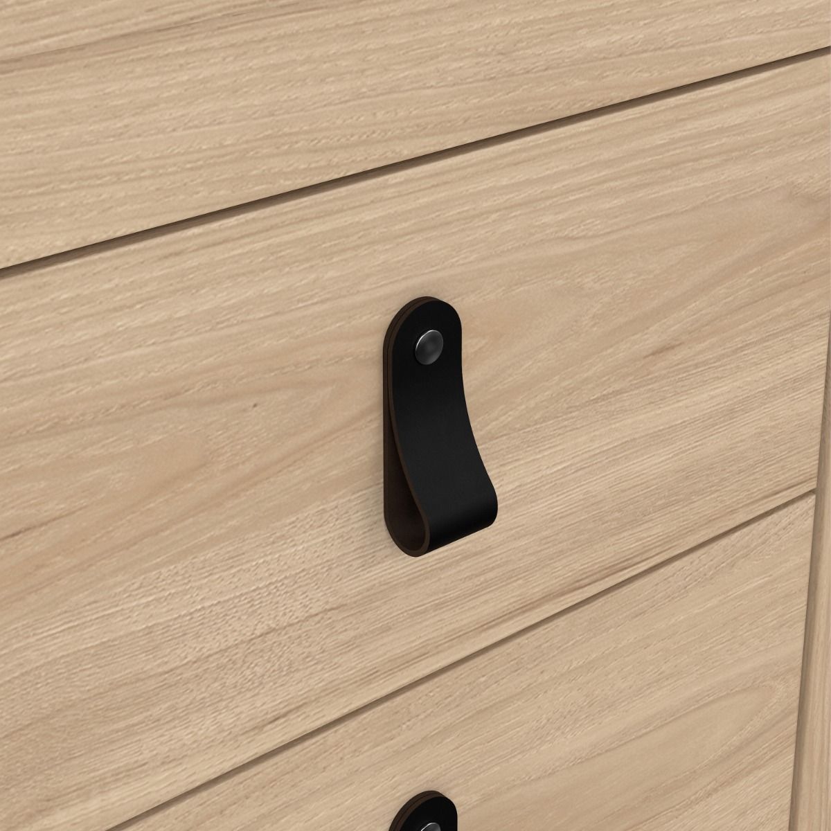 Wooden Bedside Cabinet With 2 Drawers - Barcelona