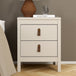 Wooden Bedside Cabinet With 2 Drawers - Barcelona