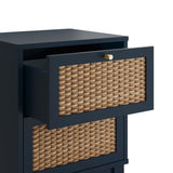 Wooden Bedside Cabinet With 2 Drawers - Bordeaux