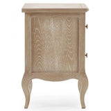 Wooden Bedside Cabinet With 2 Drawers - Camille
